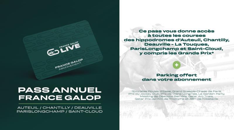 PASS ANNUEL FRANCE GALOP